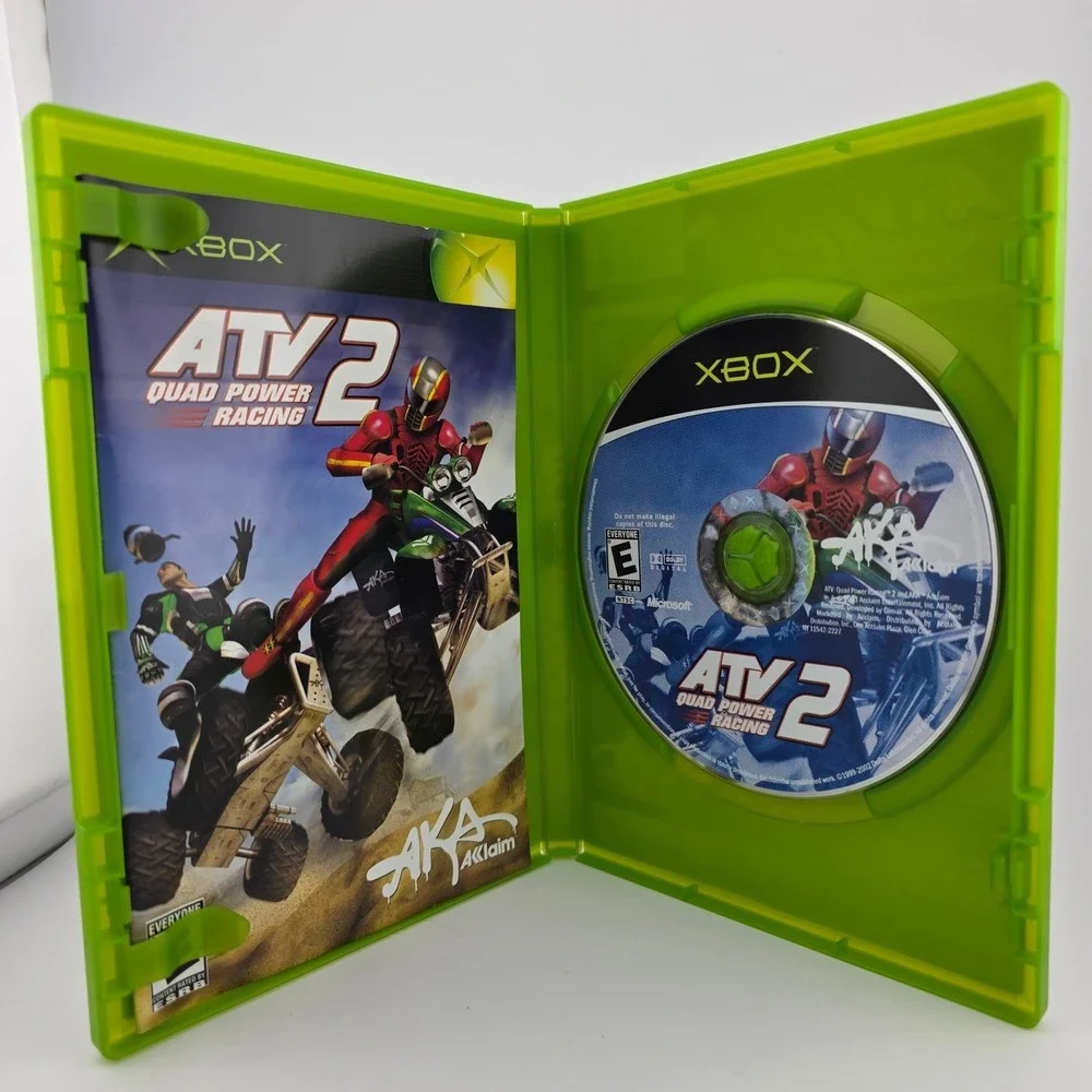 ATV 2 Quad Power Racing Game‎ for Microsoft Xbox Complete CIB Tested